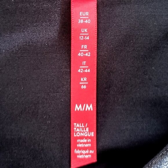 Spanx Black Faux Leather Leggings Med Tall NWT - Picture 7 of 7